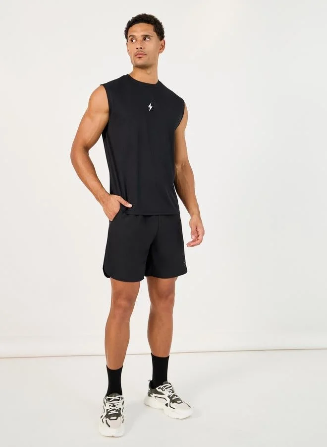 Styli Active Relaxed Fit Workout Active Tank with Cap Sleeve